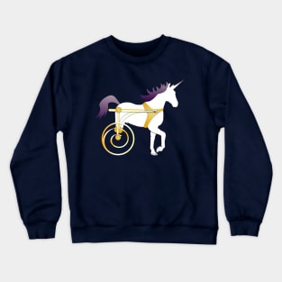 Unicorn On Wheels Crewneck Sweatshirt